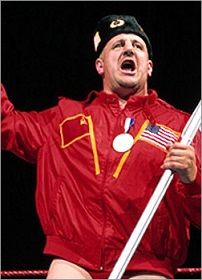 Nikolai Volkoff embraced the USA and fans got behind him. 